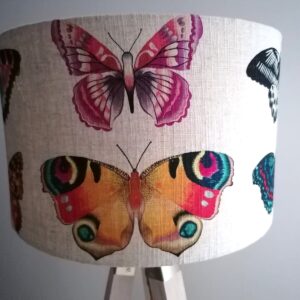 Handmade Butterfly Lampshade: Harlequin Papilio Fabric, 40cm